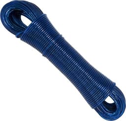 Sterke en Duurzame Stalen Waslijn op Rol, Transparant PVC Gecoat — thumbnail 1
