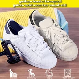 Herbruikbare Schoenwaszak voor Diverse Schoenen, Wasmachine- en Drogenbestendig, Voorkomt Dents en Beschadigingen, Ideaal voor Sport- en Laarzen, Geel — thumbnail 4