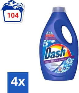 Dash Lenor collectie wasmiddel - Witte en gekleurde was - Zeebries - 4 x 26 wasbeurten - Voordeelverpakking — thumbnail 3