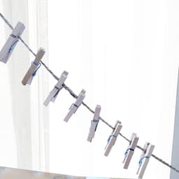 Houten Wasknijpers - Mini Clips - Foto's Ophangen - Mini Formaat - 100 stuks - Bruin — thumbnail 3
