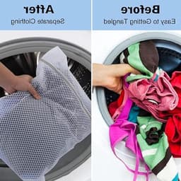 Grote Waszakken met Rits, 2 Stuks Netwaszakken voor Delicate Kleding, Sokken en Ondergoed — thumbnail 3