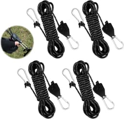 Spanner - Reflecterende trekkoordspanner - 4 meter - Meerkleurig — thumbnail 1