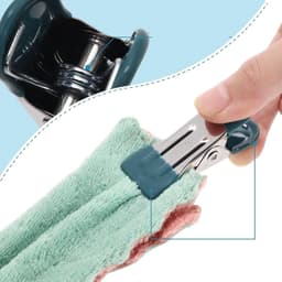 Kledingknijpers Heavy Duty - Metalen Clips - Was Drogen - Rubberen Coating - 30 Stuks - Lichtgroen — thumbnail 2