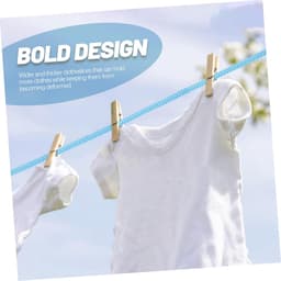 Waslijn - Drooglijn Kledinglijn - Buiten Kleding Drogen - Dikke Antislip - 500 cm - Blauw — thumbnail 3