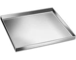 Wasmachine Drip Tray - Onderbouw Bak - Water Opvang - Verhoogde Rand - 60x40cm - Zilver