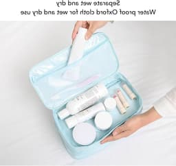 Waterdichte Oxford Stof Waszak, Multifunctioneel en Herbruikbaar, Geschikt voor Fitness en Zwemkleding met Grote Vakken — thumbnail 3