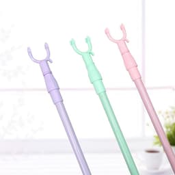 Dailygoods- Kledingvork Telescopisch - Ruimtebesparend - Lichtgewicht - Stevige Kledingsteun - U-vormige Kop - Plastic Materiaal - Kledinghanger — thumbnail 2