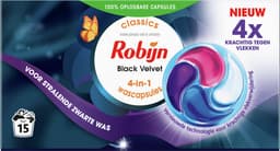 Robijn Wasmiddel - 4-in-1 Wascapsules - Black Velvet - 4 x 15 stuks - 60 Wasbeurten - Voordeelverpakking — thumbnail 2