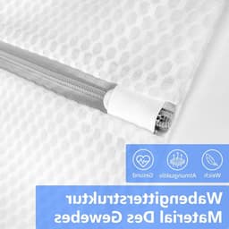 Wasnetten voor Wasmachine - 4 Stuks, Grote 50 x 60 cm, Waszak met Rits voor Kleding, Shirts, Broeken en Handdoeken, Ideaal voor Delicate Was — thumbnail 2