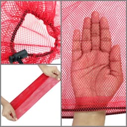 Dailygoody - Veelkleurige Nylon Gaas Waszakken - Waszak met Trekkoord - 10 Stuks - 35,5 x 40 cm - Geschikt voor Reizen, Sport en Opslag — thumbnail 5