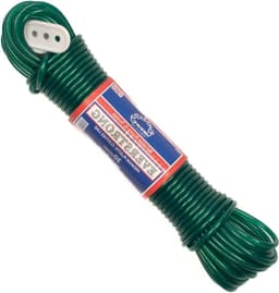 Waslijn Staalkern - Kledinglijn PVC - Kleding Drogen - Extra Dik - 47 mm x 15 m - Groen — thumbnail 1