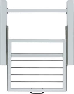 Aansluitset Wasdroger - Stapelkit - Ruimte Besparen - Met Uittrekbaar Rek - Universeel 60cm - Wit — thumbnail 3