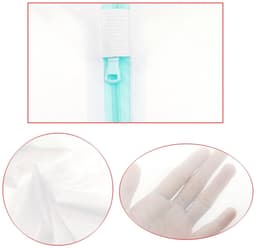 Dailygoods- Waszak Groot 60 x 80 cm - Waszakken voor Wasgoed - Mesh Waszak - Wasnet met Rits - Reistas voor Kleding - Ademend Materiaal — thumbnail 3