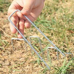 Dailygoods- Bevestiging Grondankers 20 Stuks - Robuust/roestvrij Staal - 10 cm Lang - Tuin/kunstgras - Eenvoudige Bevestiging - Duurzaam — thumbnail 5