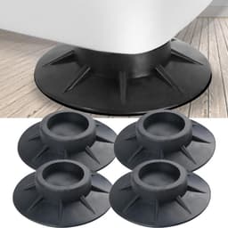 Trillingsdempers Wasmachine - 4 Stuks - Wasmachine dempers - Extra Dik - Universeel voor Wasmachine en Droger - Geluidsdempers - Trillingsdempers - Anti Trillingsmat - Wasmachine Verhoger — thumbnail 1