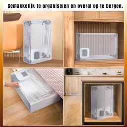 RWB® Elektrisch Droogrek - Droogrek - Droogrek Elektrisch - 170cm Hoog - 1500W - Blauw- 80cm x 47cm x 170cm — thumbnail 4