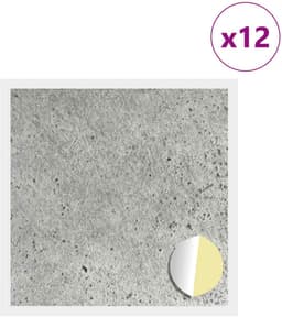 vidaXL - Zelfklevende - schroefcover - 12 - st - Beton - Grijs - Ø - 20 - x - 0,5 - mm — thumbnail 2