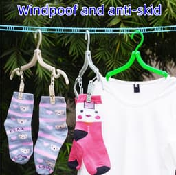 3-Pack Intrekbare Waslijn 8 Meter - Winddicht en Antislip voor Binnen en Buiten — thumbnail 3