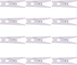 Houten mini-knijpers 3,5 cm - 50 stuks - voor foto's, kaarten, wasgoed en decoratie — thumbnail 1
