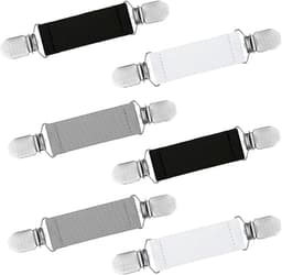 Set van 6 broekclips en truiclips in 3 kleuren voor kledingaccessoires — thumbnail 1