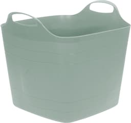 Excellent houseware flexibele kuip / emmer - 3x - groen - 25 l - kunststof - 40 x 35 cm - met handvatten — thumbnail 3