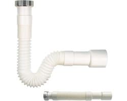 Flexibele Sifon Verlengstuk 1 1/2 inch voor Keukenafvoer en Apparaat - Uittrekbaar Ø40/50 mm
