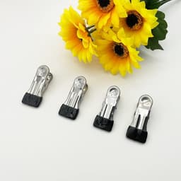 32x Zwarte Roestvrijstalen Wasknijpers - Zware Kledingclips voor Buiten en Binnen — thumbnail 5