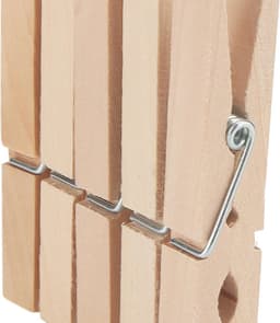 200 Stuks Grote Wasknijpers van Hout - Ideaal voor Waslijn en Knutselen — thumbnail 5