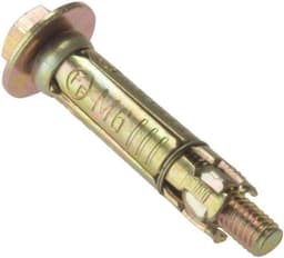 Robuust Metselwerk Anker Losse Bout voor Zware Bevestigingen - Geel Gecoat — thumbnail 2