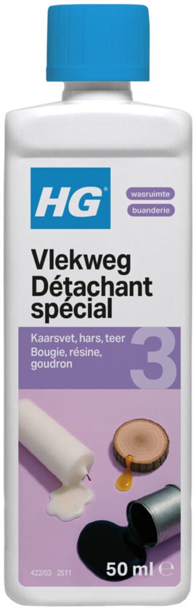 HG - Vlekweg Nr3 - 6 x 50 ml - Voordeelverpakking — afbeelding 1