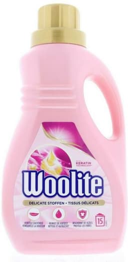 Woolite Delicate - Vloeibaar Wasmiddel - Met Keratine - Wol, Zijde & Fijne Was - 15 Wasbeurten - 0,9L — thumbnail 2