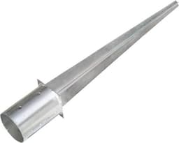 vidaXL - Grondpinnen - 2 - st - 10x76 - cm - gegalvaniseerd - staal - zilverkleurig — thumbnail 5