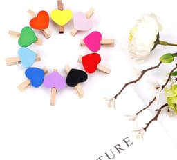 Houten Wasknijpers Mini - 100 Stuks voor Bruiloften en Scrapbooking — thumbnail 5