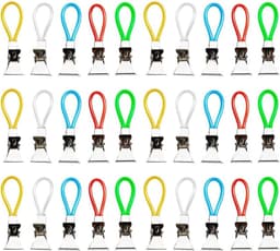 Allecto Premium - Set van 30 Theedoek Klemmen - Handdoek Clips voor Strand en Bad - Metaal - 5 Kleuren — thumbnail 1