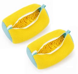 Sneaker waszak 2 stuks - Schoenwaszakken - Met Rits - Sportschoenen - Sneakers - Wassen - Schoenenwaszak - Wasmachine Wasnet voor Schoenen en Sneakers - set van 2 Bescherming - Duurzaam — thumbnail 1
