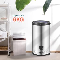 RFWR® Compacte 6 kg Draagbare Centrifuge Droger – Roestvrij Staal, 300 W, Stil en Ruimtebesparend — thumbnail 3