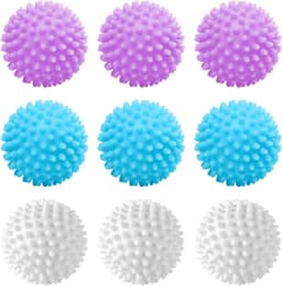 Allecto Plus - Herbruikbare Droogballen 9 stuks voor Wasmachine - Ideaal voor Wollige Was en Kleding Reiniging thuis - Natuurlijke Wasverzachter met Aromatherapie Effect — thumbnail 1