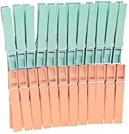Ibenzoa® Veelzijdige en praktische wasknijpers voor binnen en buiten in oranje en , set van 24 stuks — thumbnail 2