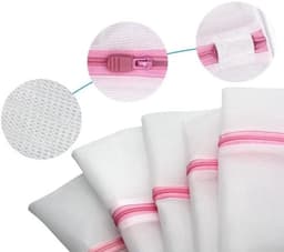 Mesh Waszakken Set - 7-delige set voor delicate kleding - Duurzaam en herbruikbaar — thumbnail 4