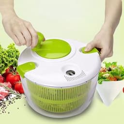 Elzusha - Saladespin met Deksel voor Efficiënt Afspoelen en Drogen — thumbnail 3