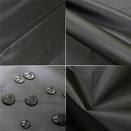 Cover Front Top Open Wasserij Droger Bescherm Cover Stofdicht Waterdicht zonnebrandcrème voor automatische wasmachine (Color : BLACK) — thumbnail 3