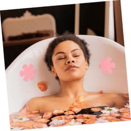 1Set Sneeuwvlok Antislip Badkuipstickers Zelfklevend Inclusief Schraper Badkamer Voorkomt Uitglijden Gladde Oppervlakken — thumbnail 3