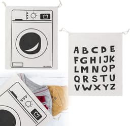 Trekkersluiting waszakken set van 2 - Ideaal voor kleding, wasgoed en organisatie — thumbnail 1