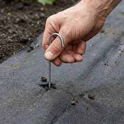Verzinkte stalen pinnen 15cm - roestbestendige grondankers - ideale bevestiging voor agrotextiel - set van 25 - m-winkel — thumbnail 2