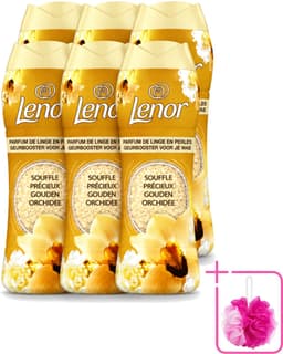 6 x Lenor - Geurbooster - Gouden Orchidee - 22 Wasbeurten - Bulkverpakking - Geurbooster was - Douchemop - Geur in was — thumbnail 1