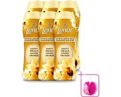 6 x Lenor - Geurbooster - Gouden Orchidee - 22 Wasbeurten - Bulkverpakking - Geurbooster was - Douchemop - Geur in was