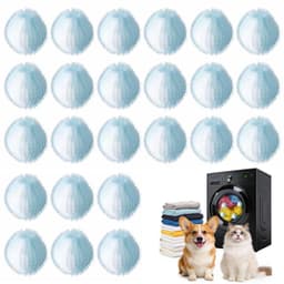 Set van 24 Herbruikbare Dierenhaarverwijderaars en Pluisballen voor de Wasmachine — thumbnail 1