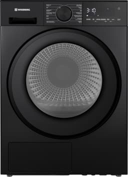 Wisberg WBDR3BB9NB - Wasdroger - Warmtepompdroger - Energieklasse B - 9 kg - Stoomfunctie — thumbnail 1