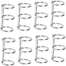 Inbindringen Gegalvaniseerd Metaal - Herbruikbare Notebookringen - 3 Gaten - Losbladige Binding - Robuust Ontwerp - Superieure Functionaliteit - Notitieboekringen — thumbnail 4