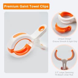 8 Stuks - Strandhanddoekclips - Wasknijpers - Winddichte Handdoekklem - Strandhanddoekklem - Wasknijpers Kunststof - Gekleurde Knijpers - Knijpers - Anti slip - Multicolor — thumbnail 2